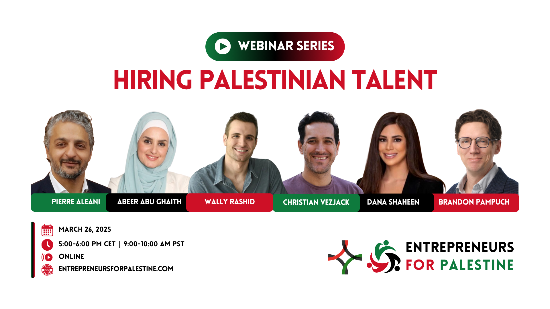 E4P Webinar: Hiring Palestinian Talent