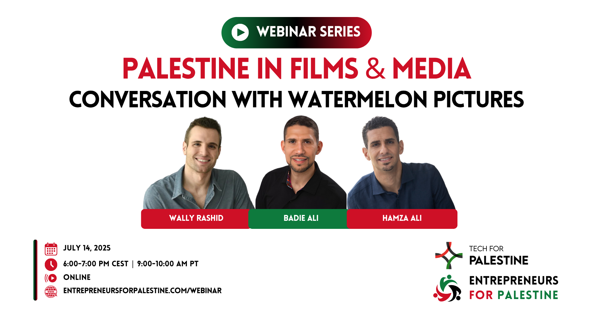 E4P Webinar: Palestine in Films & Media- Conversation with Watermelon Pictures