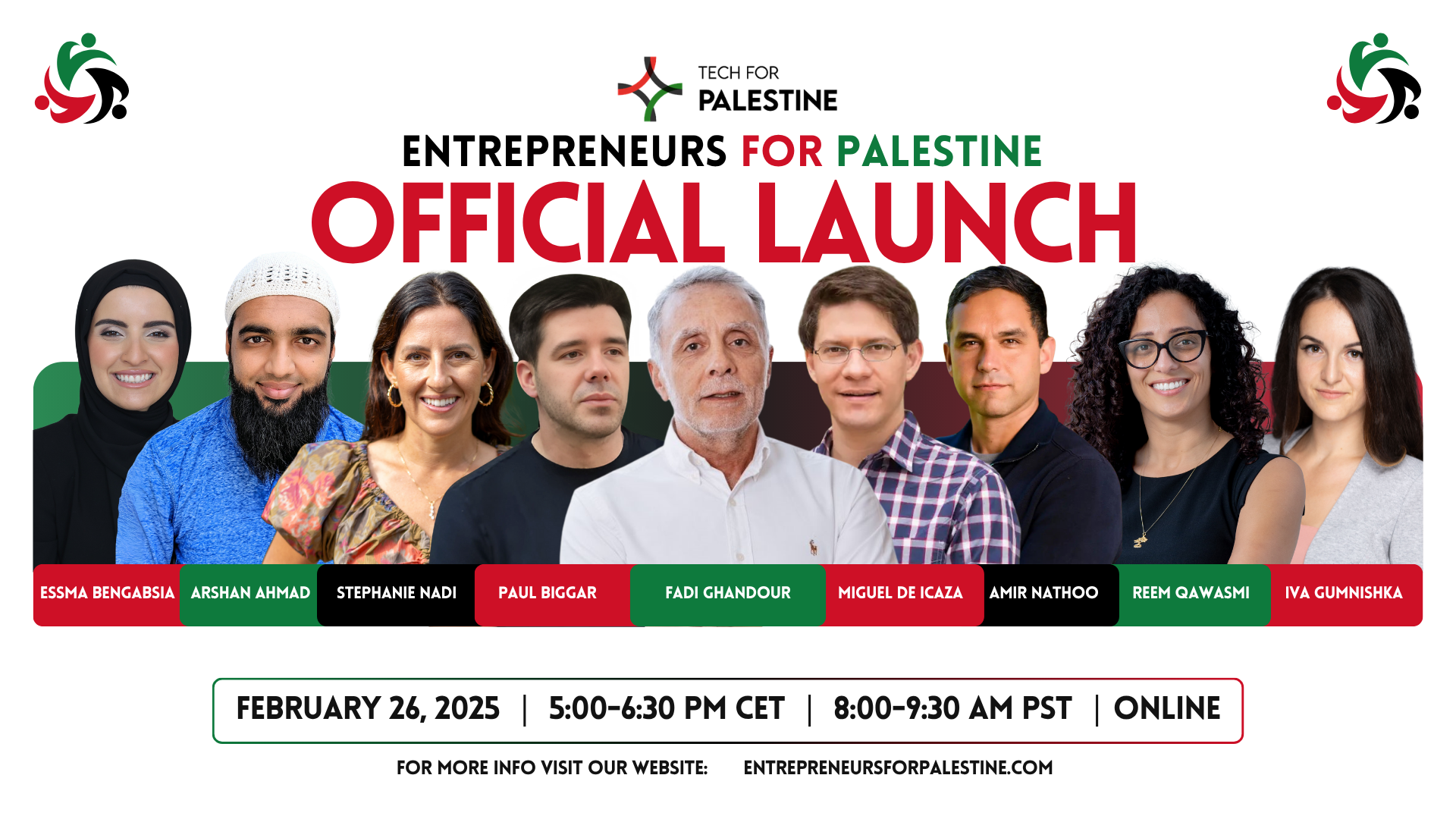 Entrepreneurs for Palestine Official Launch